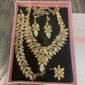 Rose Gold Jewelry Set